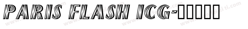 Paris Flash ICG字体转换